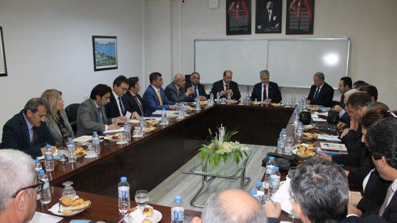 İl Milli Eğitim Müdürümüz Turan AKPINAR Başkanlığında Değerlendirme Toplantısı Yapıldı