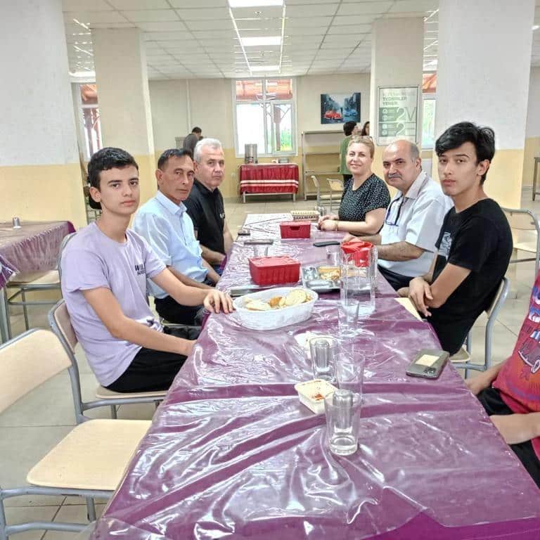 İlçe Milli Eğitim Müdür Vekilimiz Coşkun ÇELEBİ, pansiyondan sorumlu şube müdürümüz Mehmet ŞİMŞEK ile birlikte İlçemiz  Adana Fen Lisesi pansiyonunda kalan öğrencilerimize ziyarette bulundular.