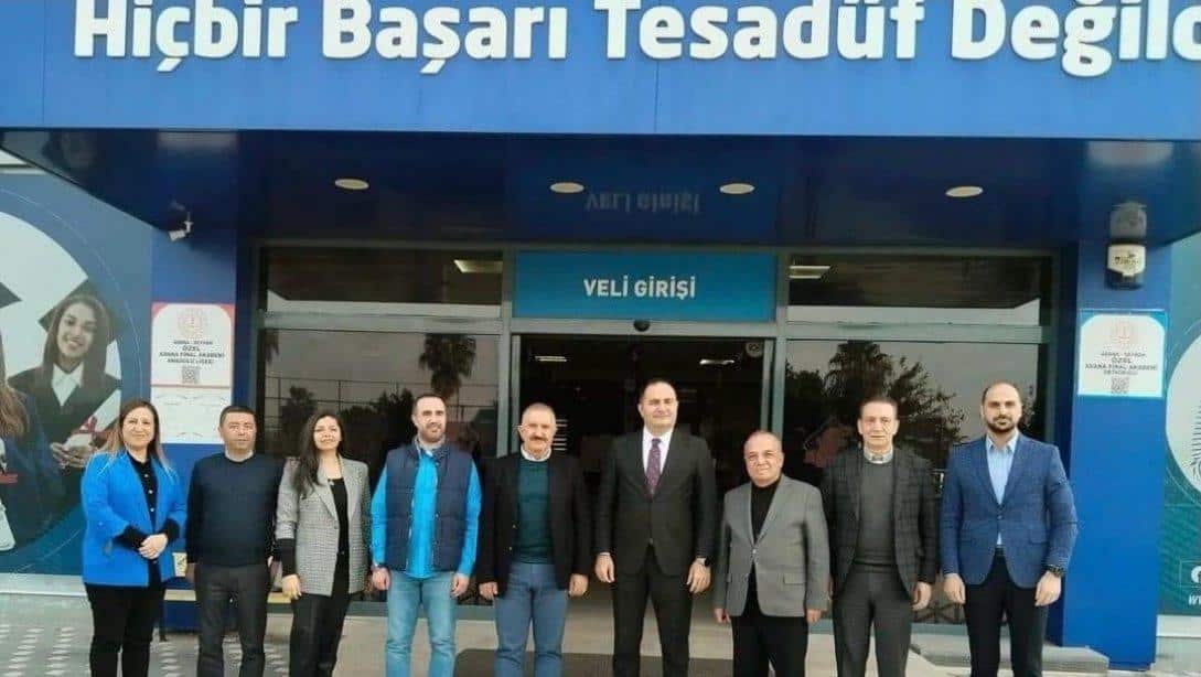 İlçe Milli Eğitim Müdürümüz Sayın Murat ÇELİK; Adana Final Akademi Okulu'nu ziyaret ederek başarılı çalışmaları yerinde inceledi.