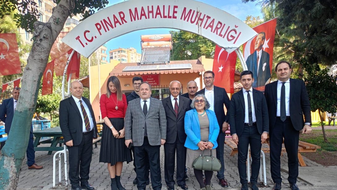 Kaymakamımız Sayın Ekrem İNCİ ve İlçe Milli Eğitim Müdürümüz Sayın Murat ÇELİK;  Seyhan Pınar Mahalle Muhtarlığı'nı ziyaret ederek mahallede yapılan çalışmalarla yakından ilgilendiler.