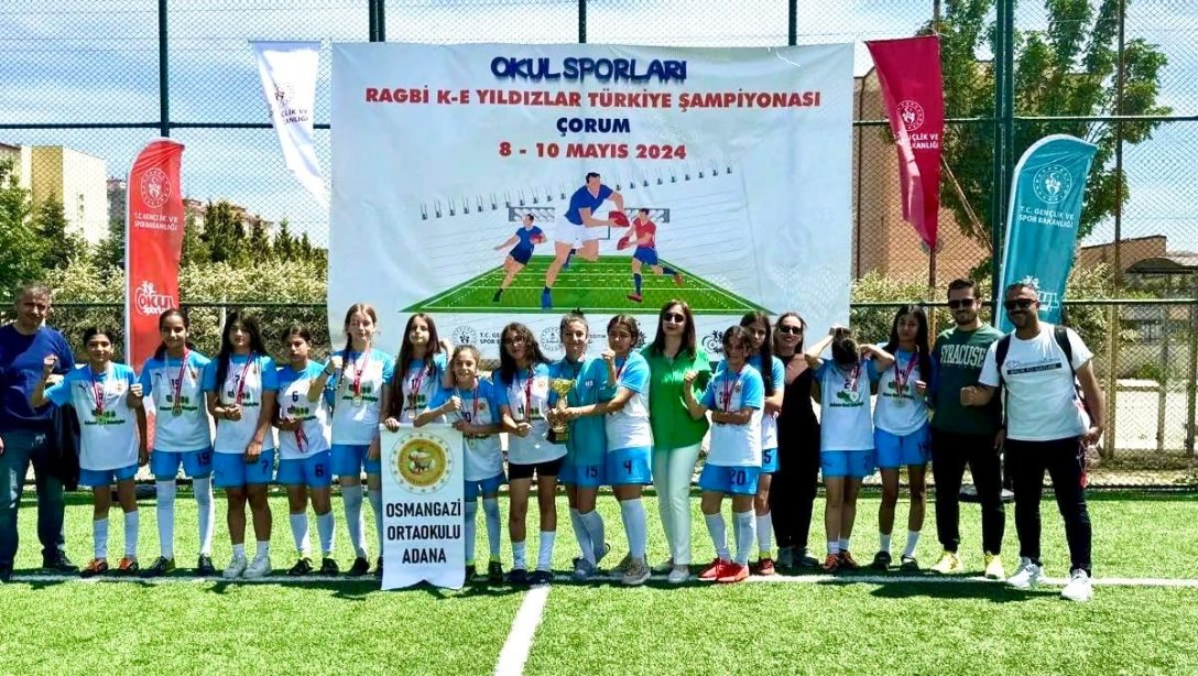 Çorum'da yapılan Yıldız Kızlar Rugby Yarışması'nda Osmangazi Ortaokulu  Türkiye 2.si olmuştur.  Öğrencilerimizi ve öğretmenlerimizi tebrik ederiz.