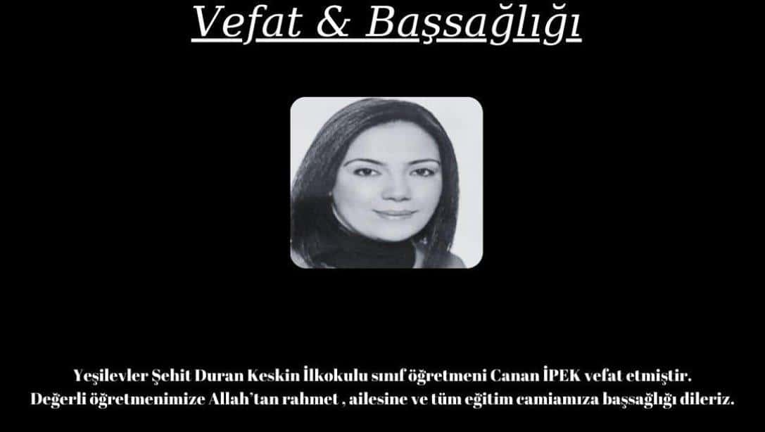 Vefat Başsağlığı 