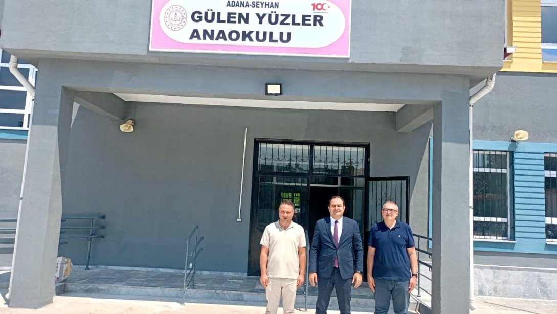 İlçe Milli Eğitim Müdürümüz Sayın Murat ÇELİK ve Şube Müdürümüz Sayın Murat BULUT;   İlçemize kazandırdığımız Gülen Yüzler Anaokulu'nu ziyaret ederek yapılan çalışmaları yerinde incelediler.