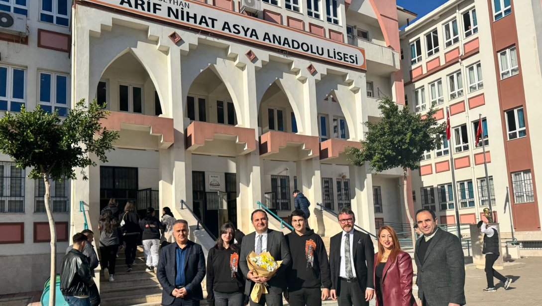 İlçe Milli Eğitim Müdürümüz Sayın Murat Çelik;    Arif Nihat Asya Anadolu Lisesi'ni ziyaret ederek okulumuzda yapılan kıymetli çalışmaları yerinde inceledi.